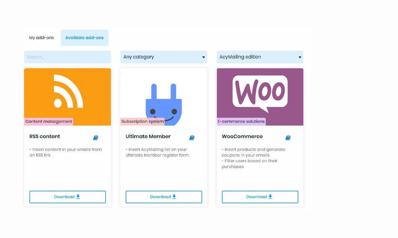 AcyMailing gallery image