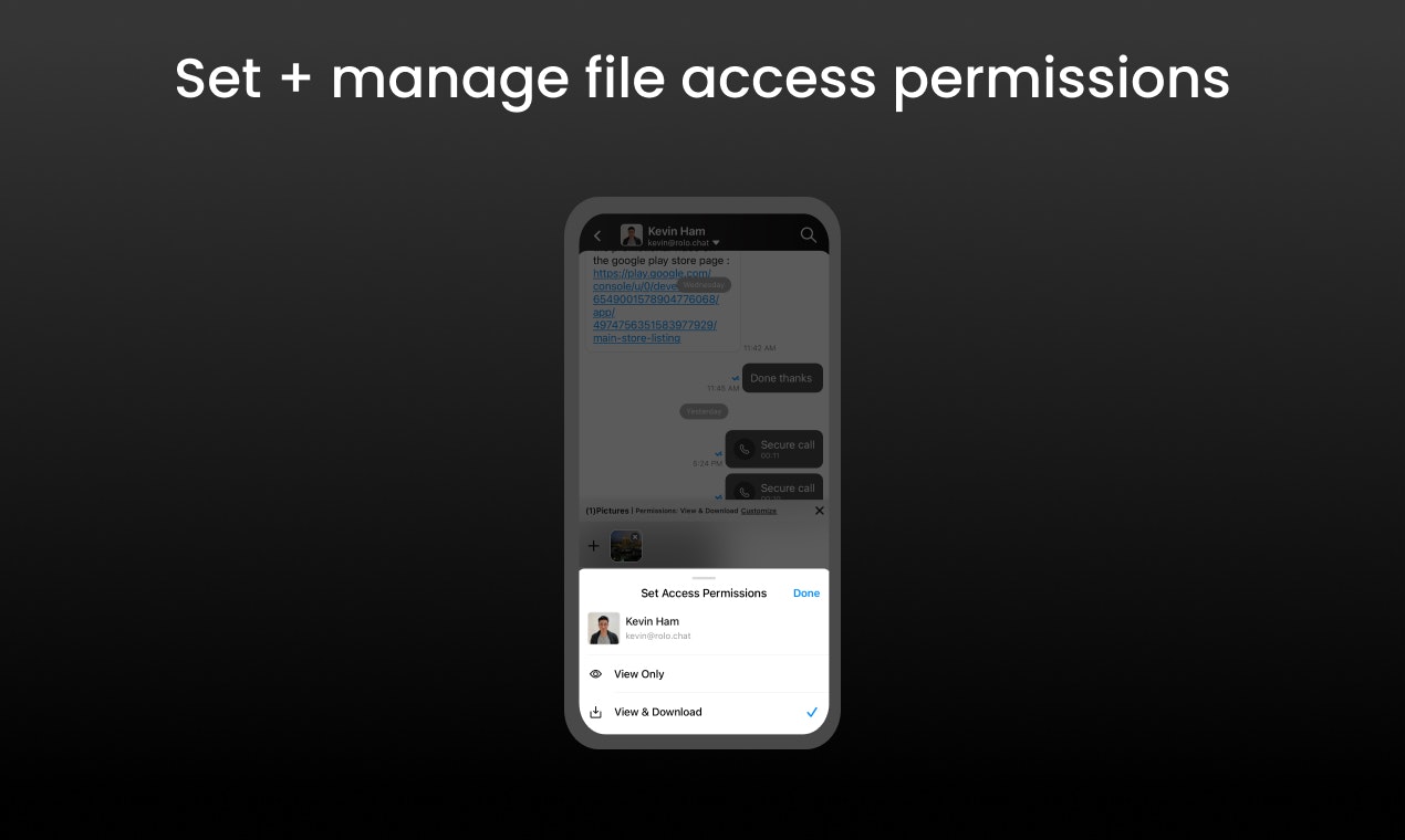 Rolo Secure Chat gallery image