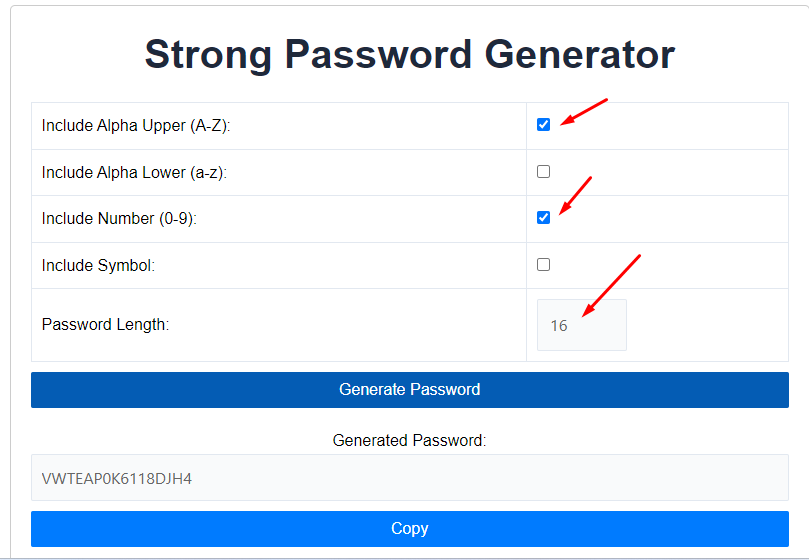 Strong Password Generator gallery image
