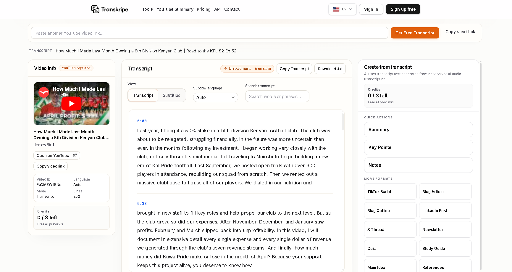 Transkripe gallery image