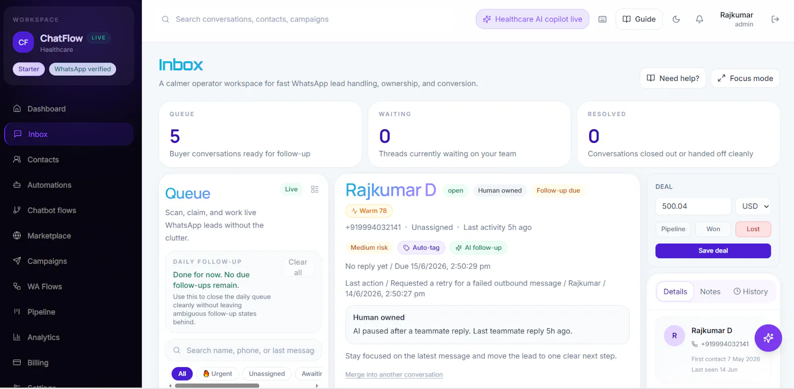 ChatFlow by Novynix screenshot 2