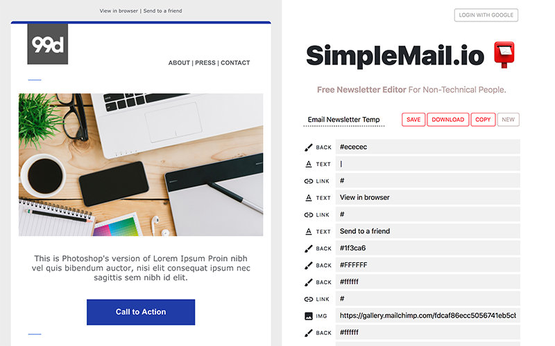 SimpleMail.io gallery image