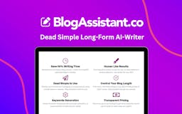Blog Assistant - Long-Form SEO AI-writer media 2