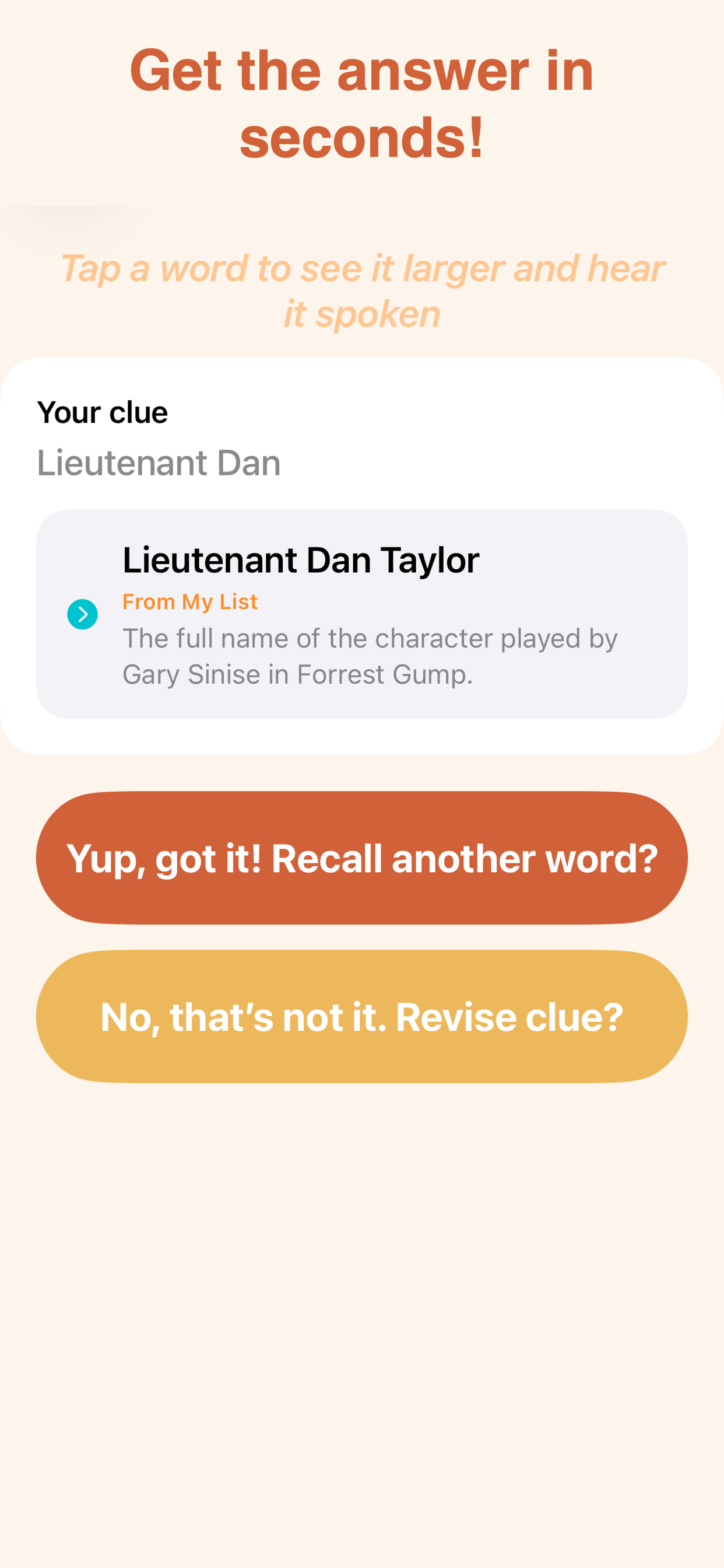 Recall A Word: Recall Anything gallery image
