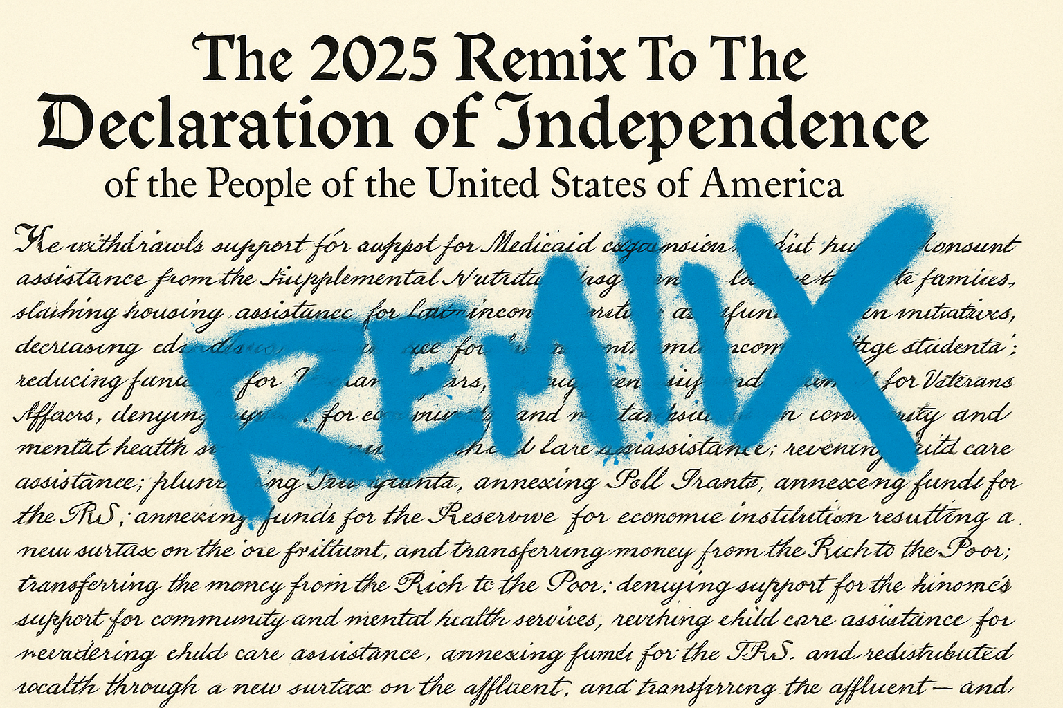 2025 Remix Declaration of Independence logo