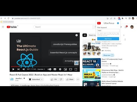YouTube Ultra Focus Mode gallery image