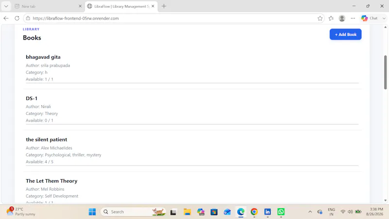 LibraFlow screenshot 2