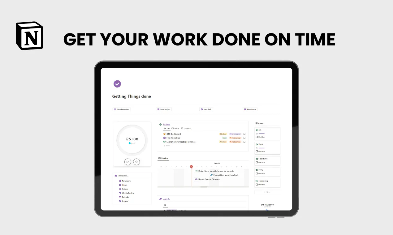Get Things Done Template gallery image