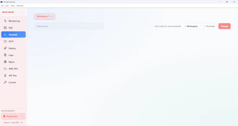 Chaty DevOps screenshot 4