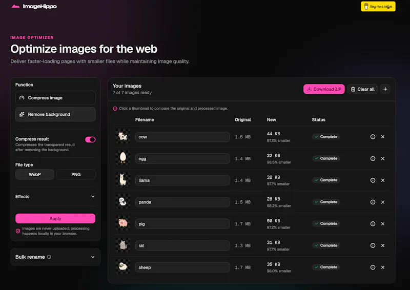 ImageHippo screenshot 1