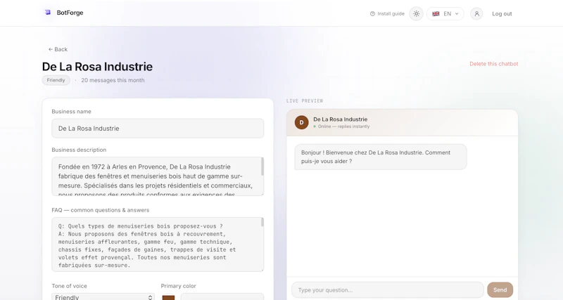 BotForge screenshot 3