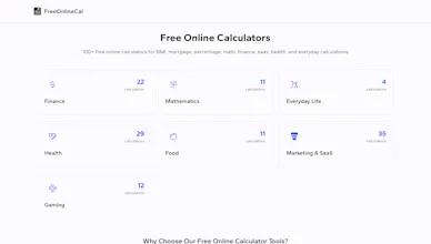 Free Online Calculator gallery image
