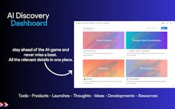 AI Discovery Dashboard media 1