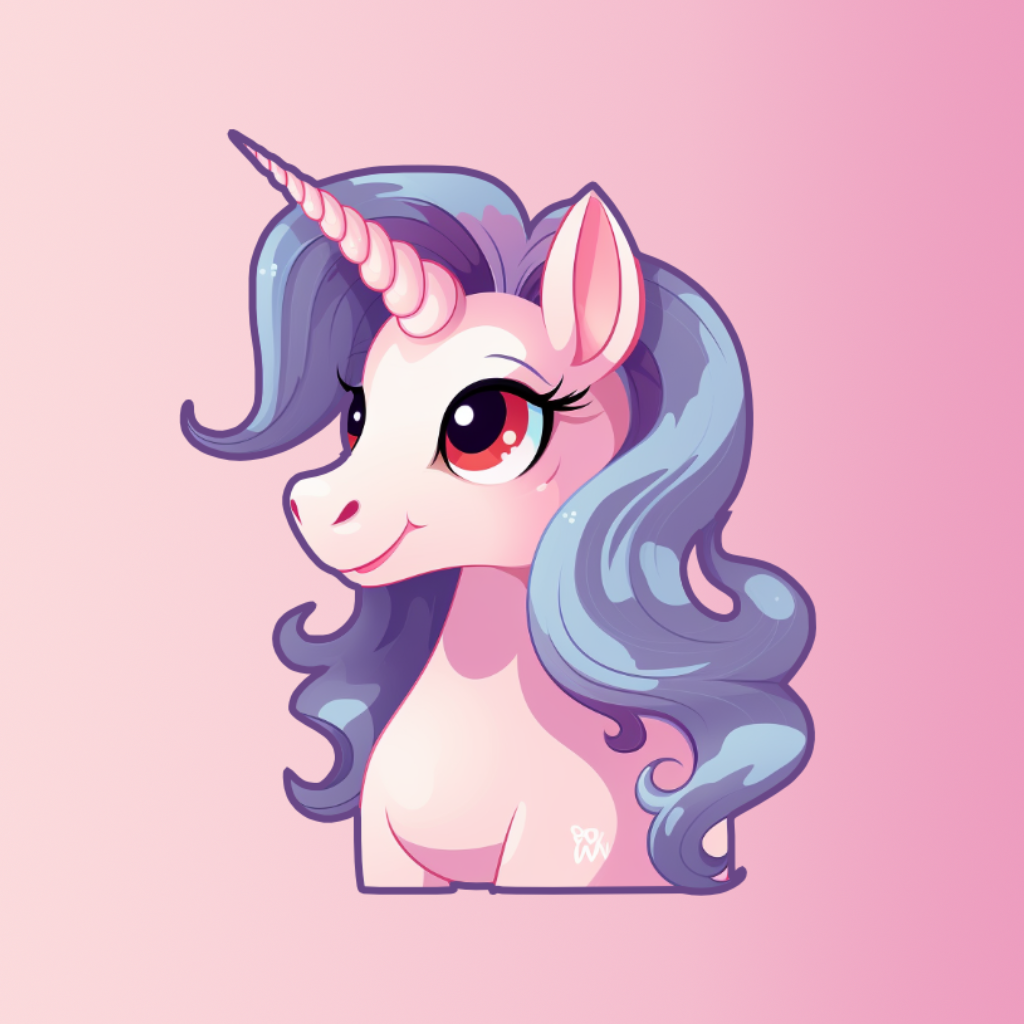 Ensemble d'autocollants Unicorns