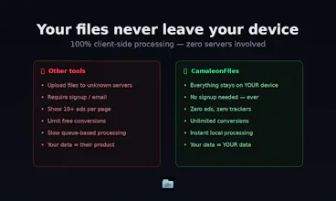 CamaleonFiles ā Free File Tools Online gallery image
