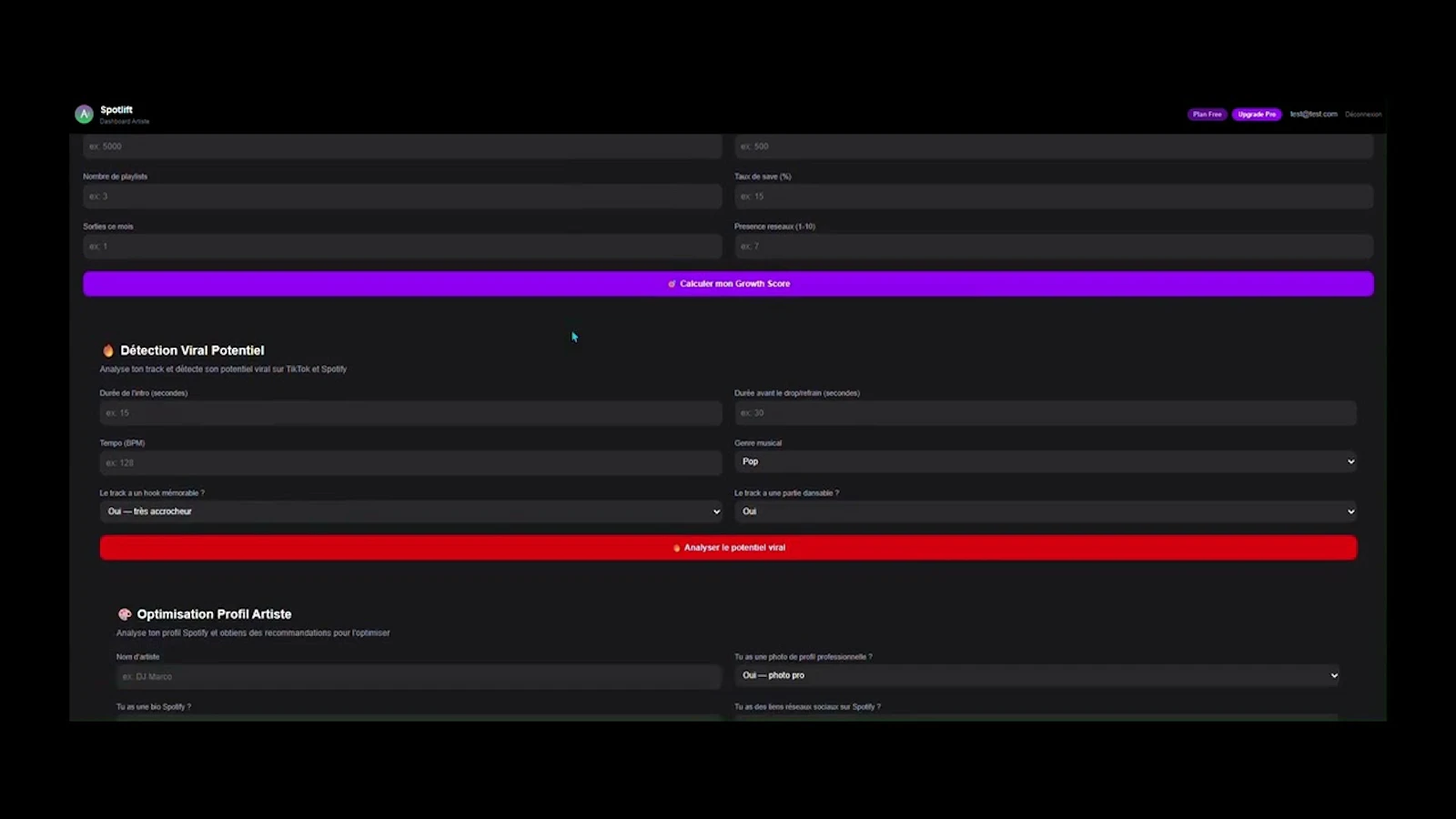 Spotlift screenshot 1 (video preview)