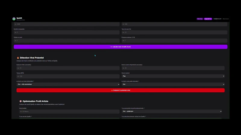 Spotlift screenshot 1 (video preview)