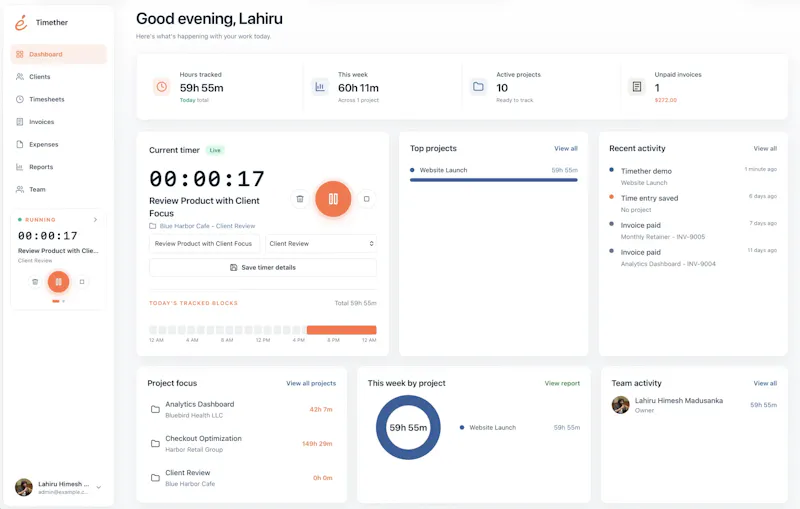 Timether screenshot 3