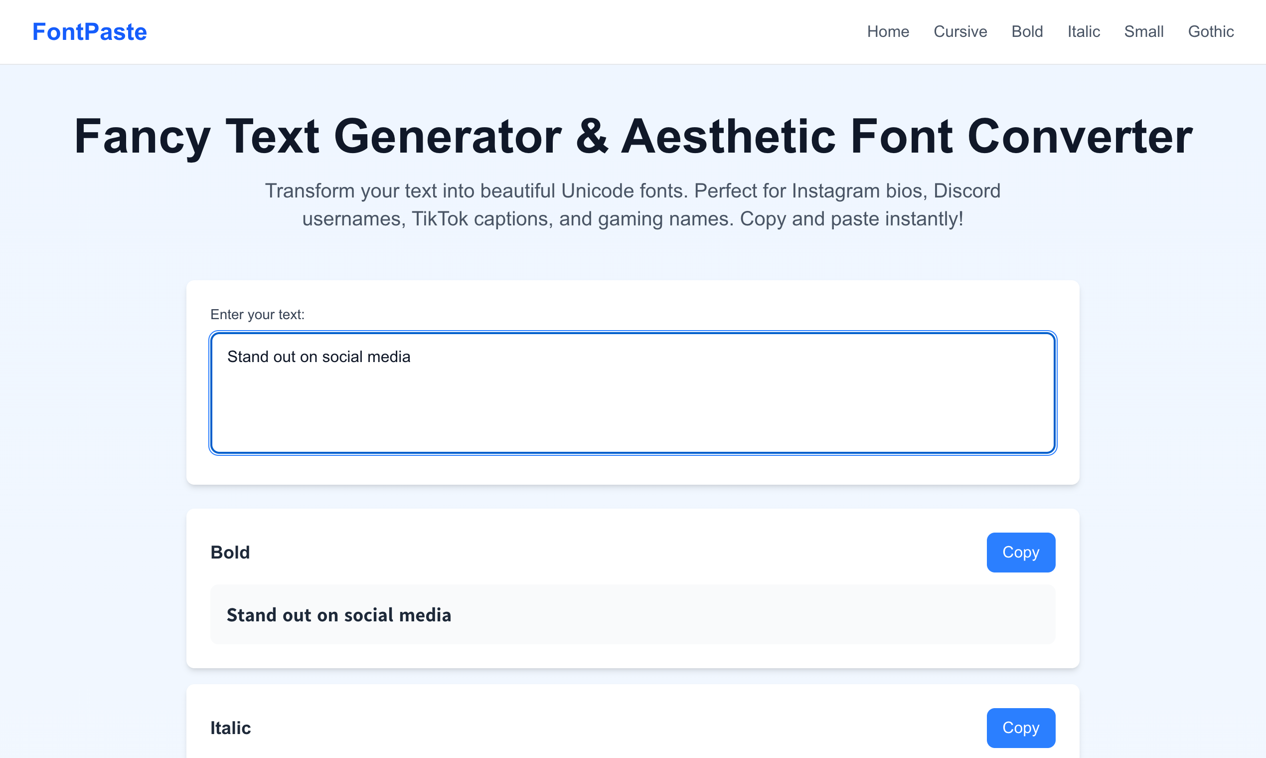 FontPaste gallery image