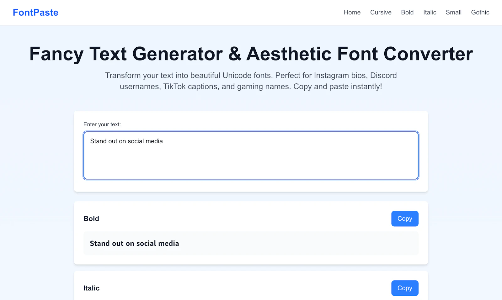 FontPaste screenshot 4
