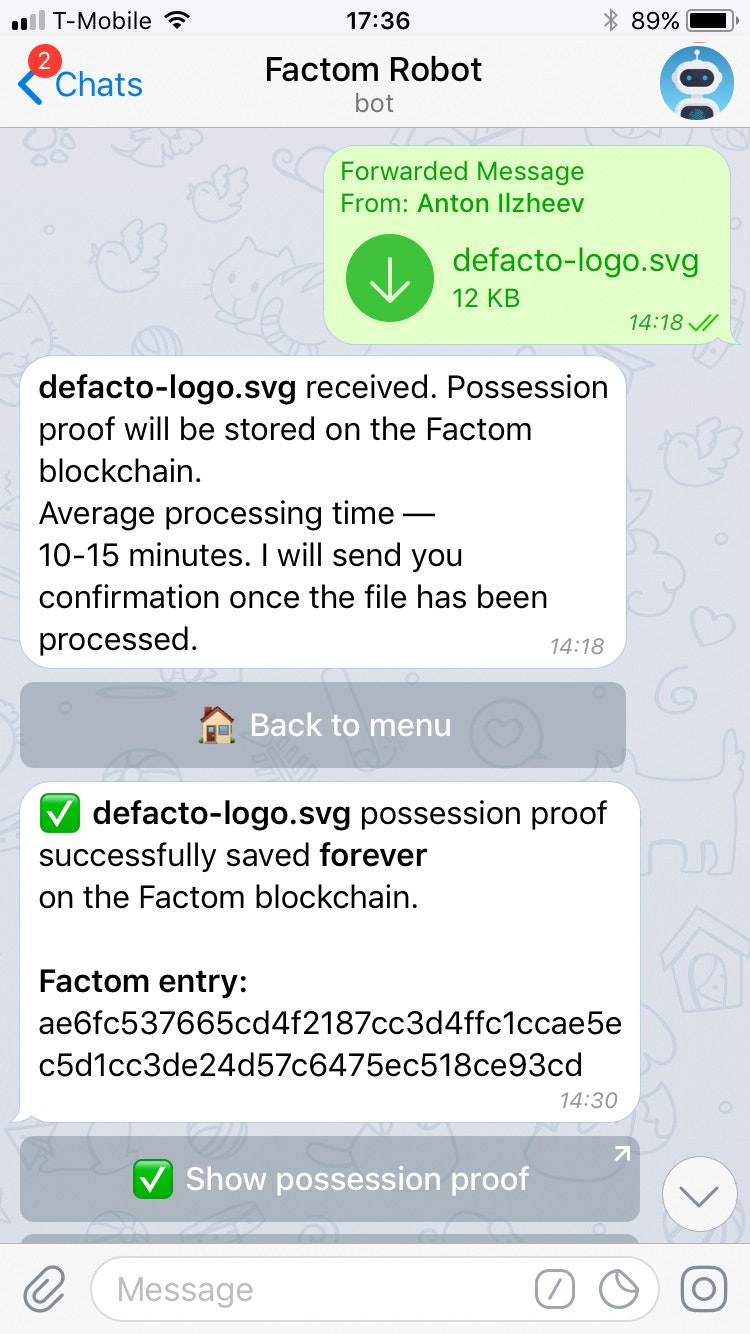 Factom Robot gallery image