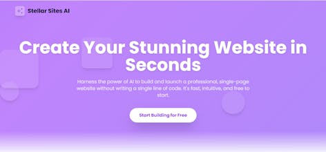 Stellar Sites AI gallery image