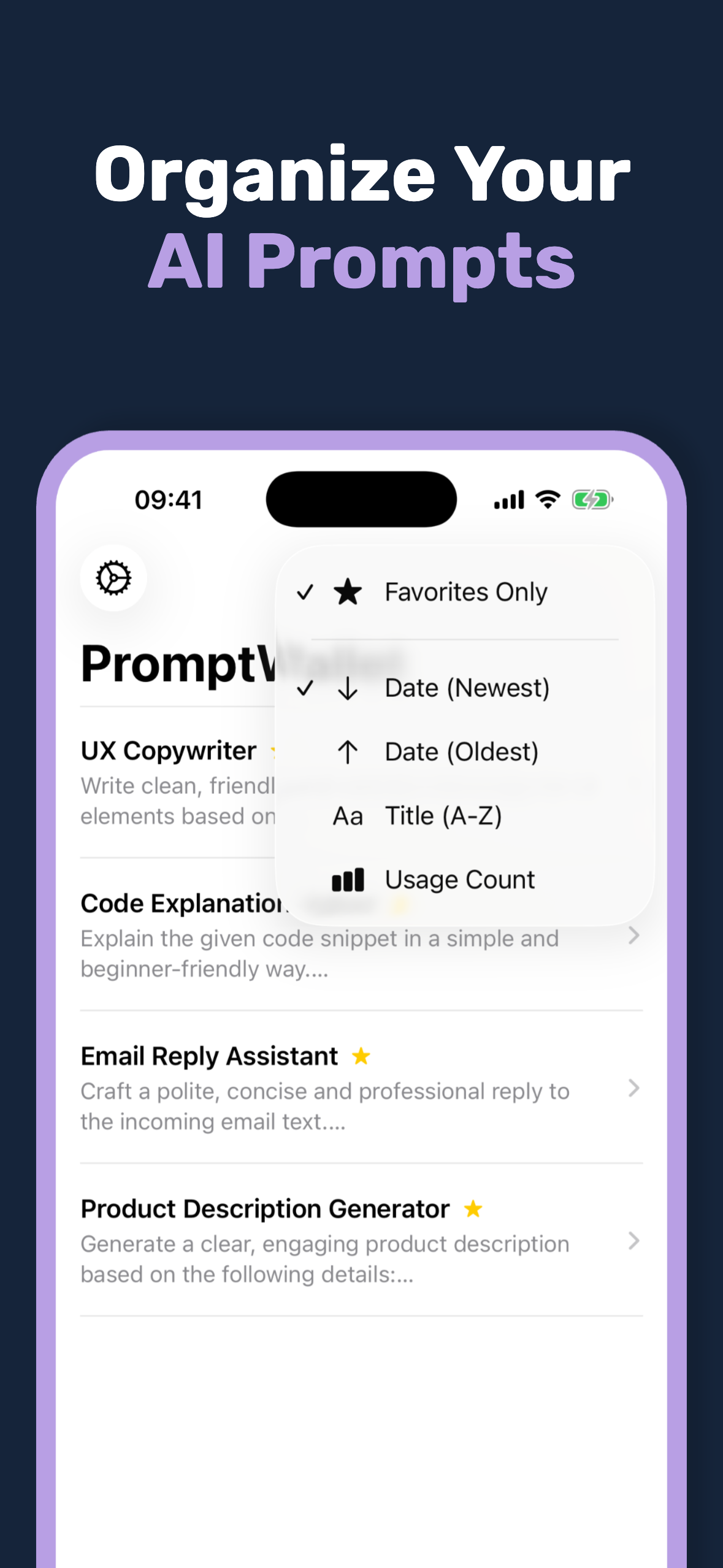 PromptWallet gallery image