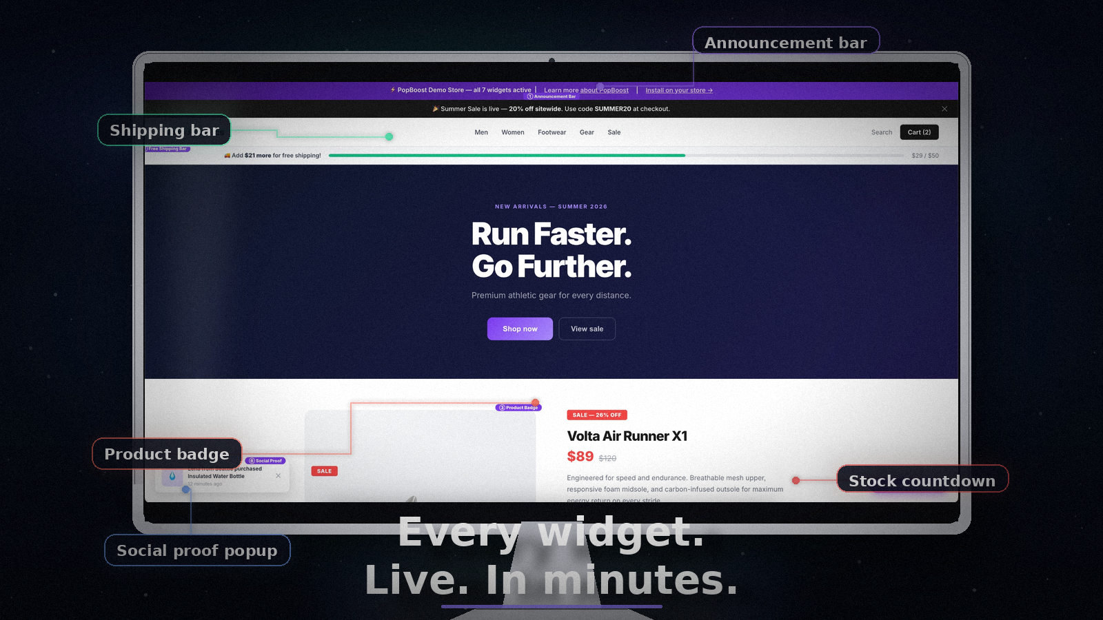PopBoost ‑ FOMO & Popups gallery image