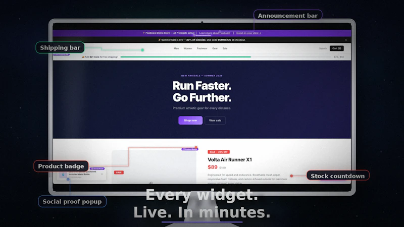 PopBoost ‑ FOMO & Popups screenshot 8