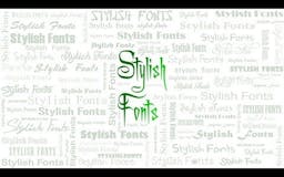 Stylish Fonts media 1