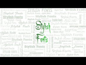 Stylish Fonts gallery image