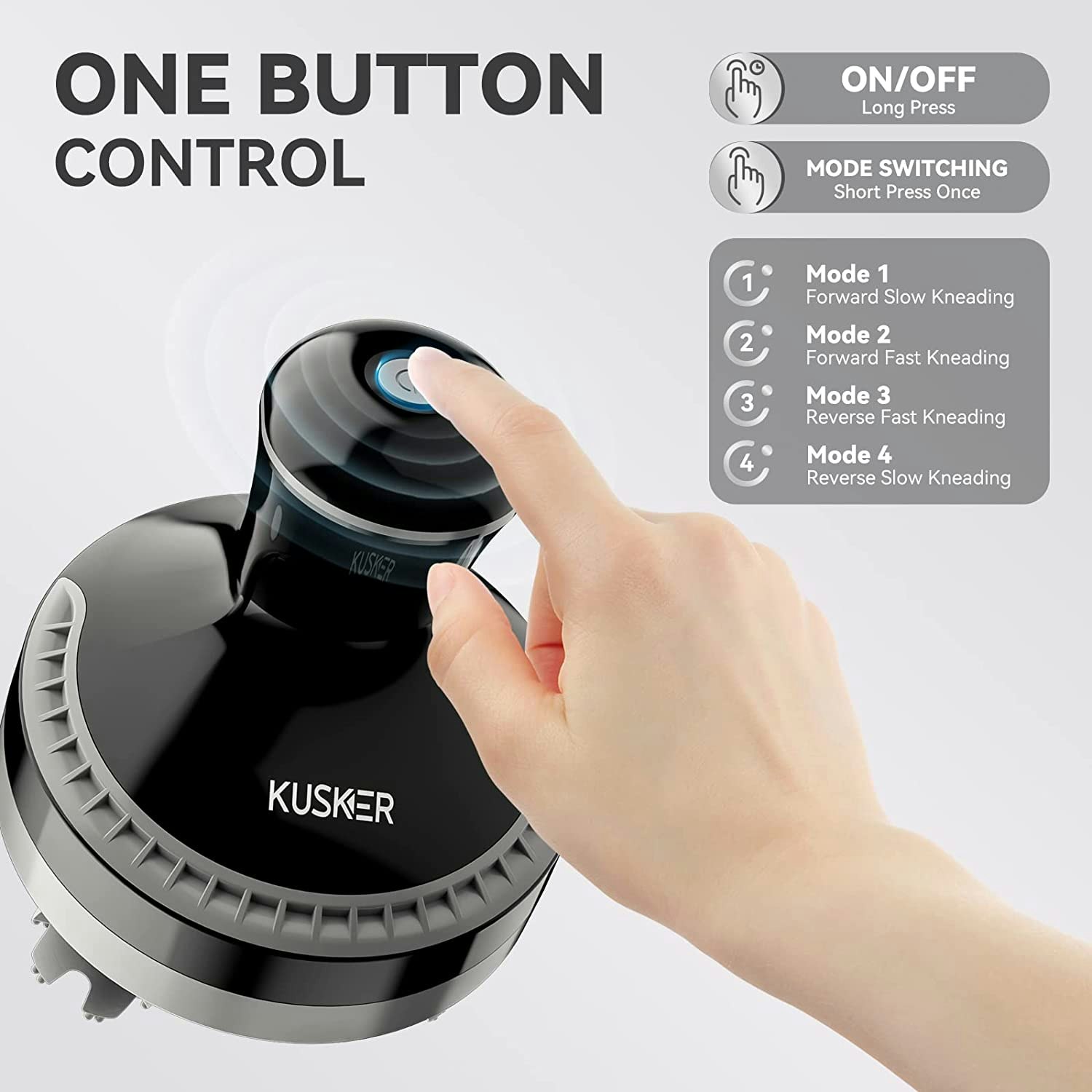 Kusker Electric Scalp Massager Cordless media 5