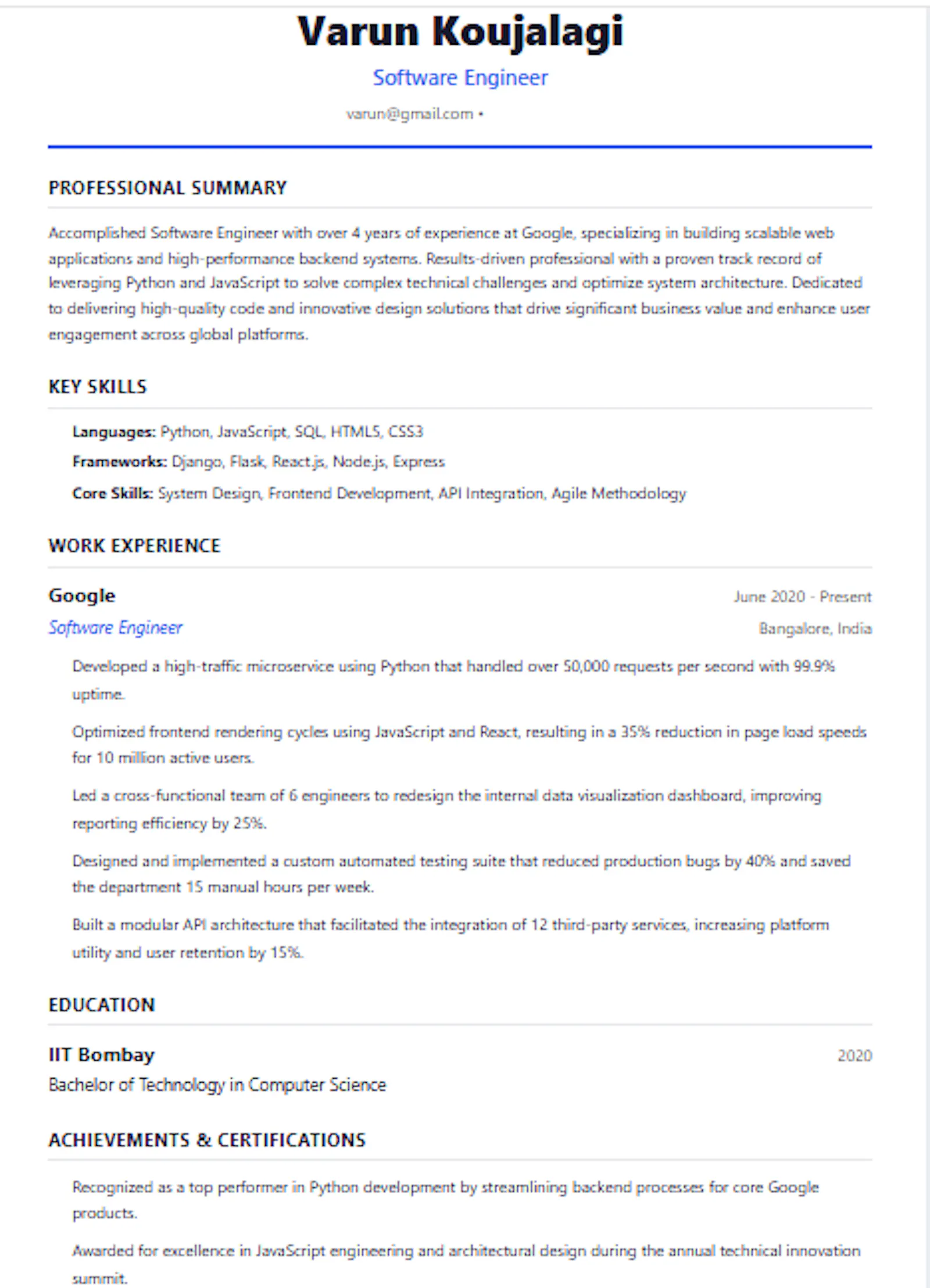 Resume AI screenshot 3