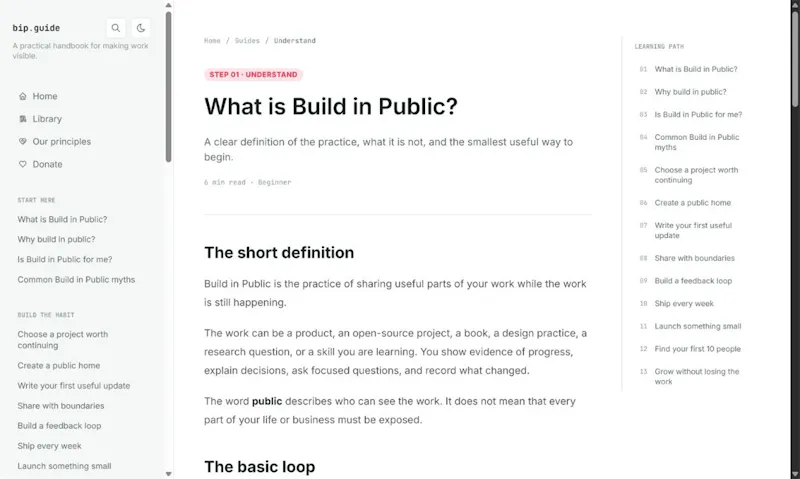 bip.guide screenshot 3