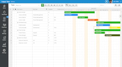 Output Time - Self hosted Project Management App gallery image