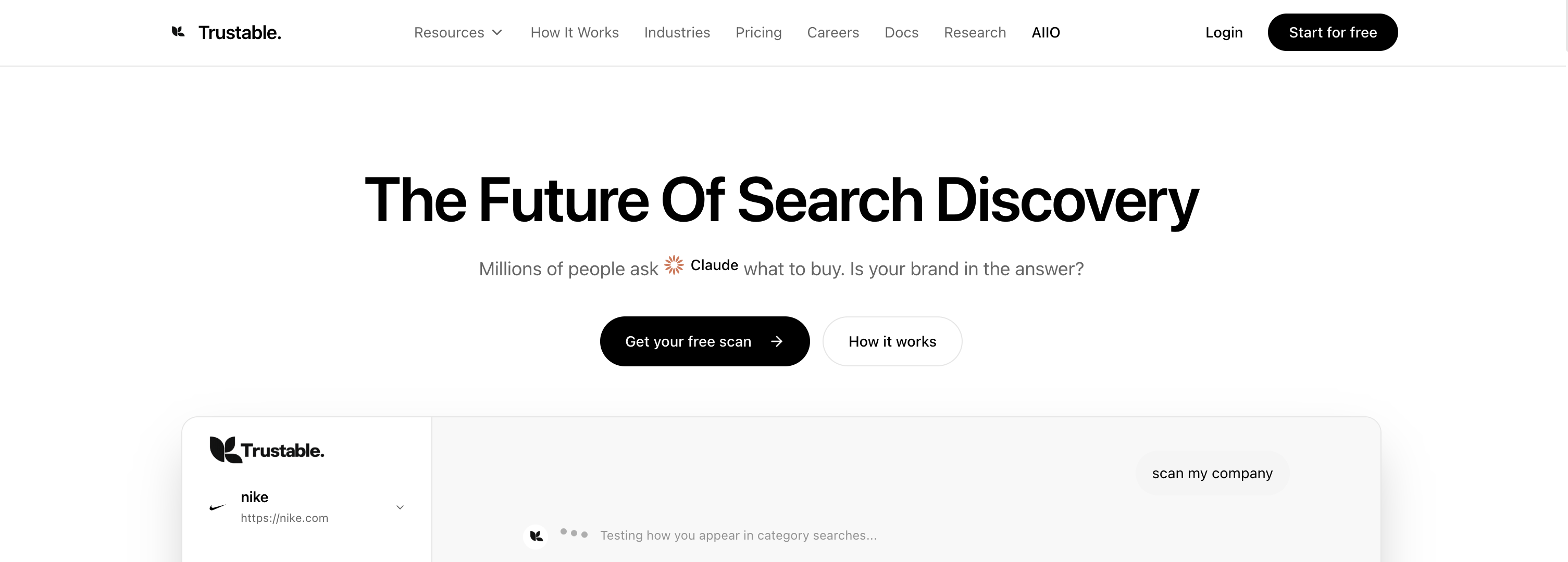 Trustable Labs - Main product screenshot demonstrating key features and user interface