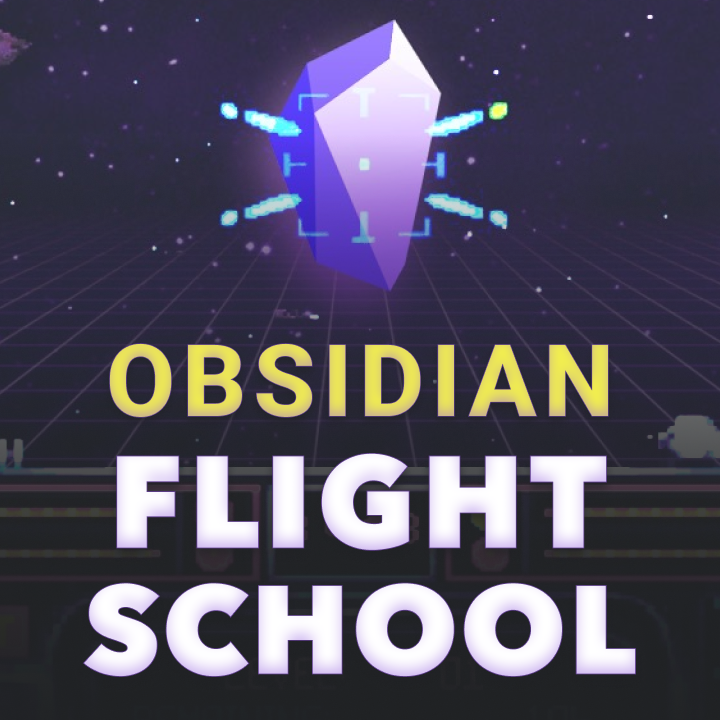 Obsidian Flight School 2.0 logo