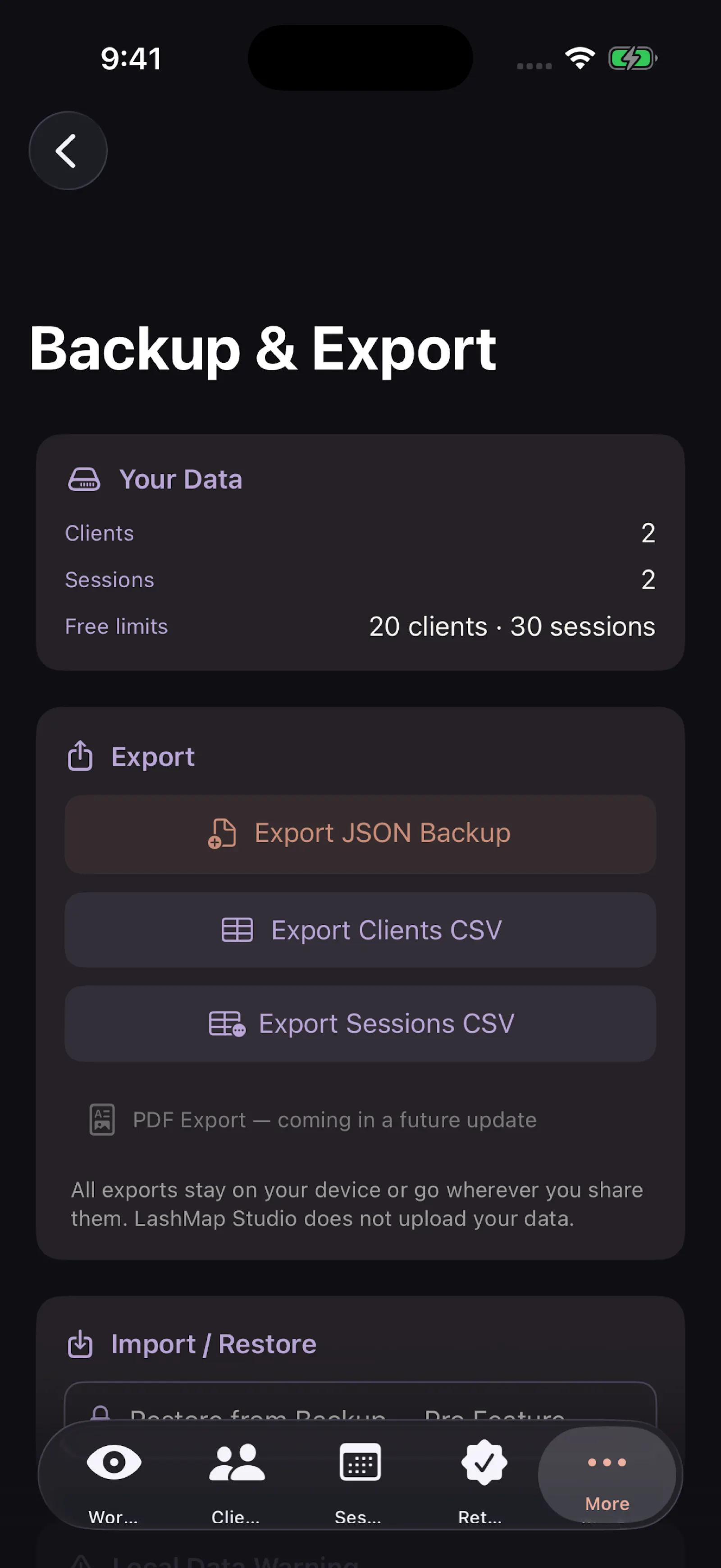 LashMap Studio screenshot 4