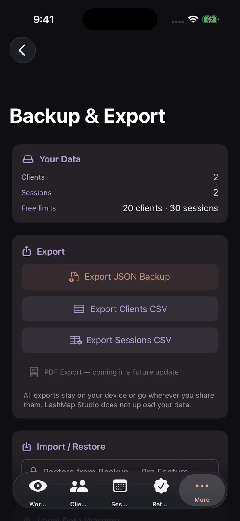 LashMap Studio screenshot 4