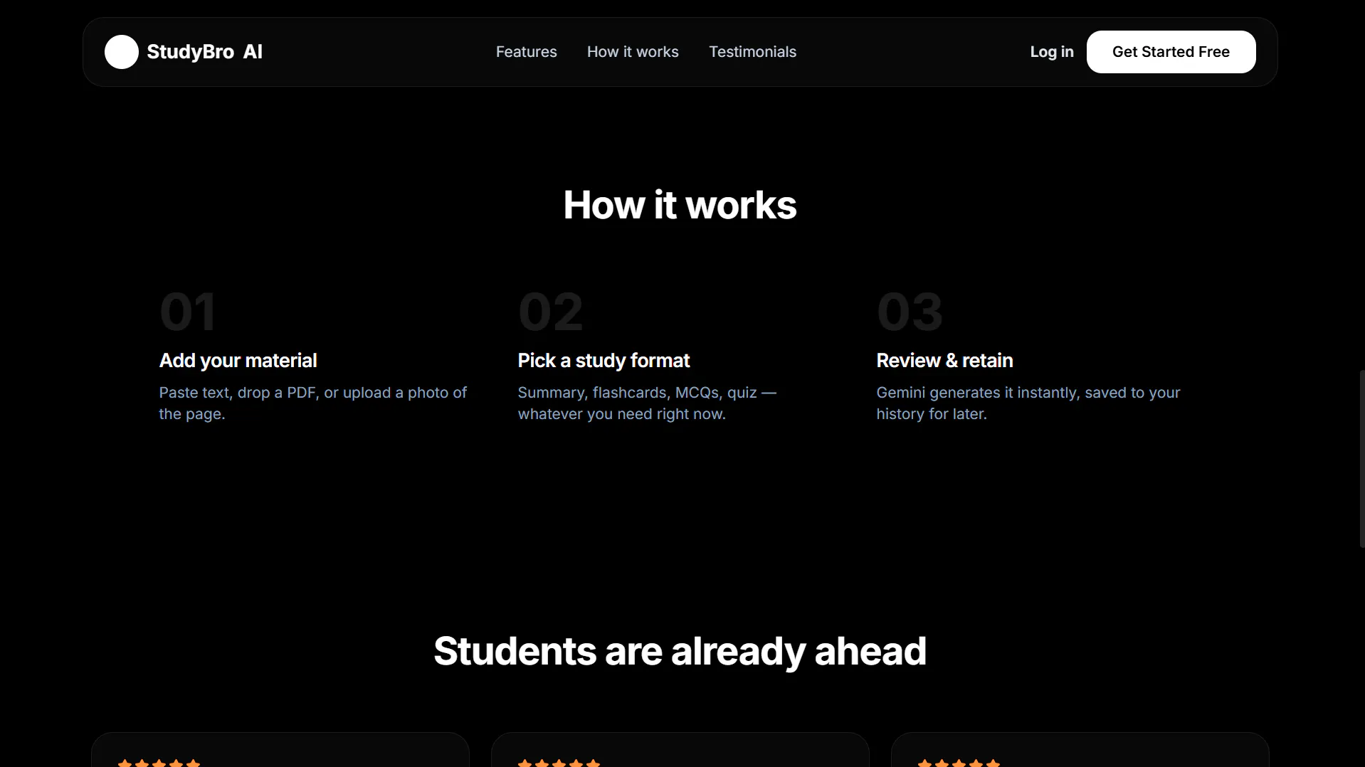 StudyBro AI gallery image