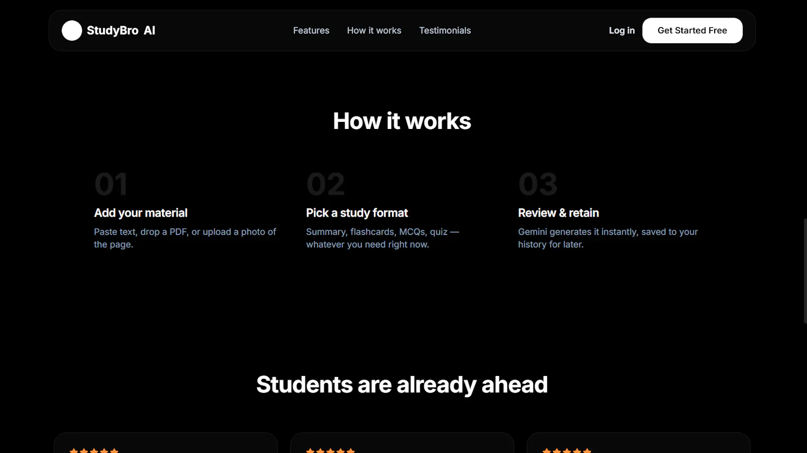 StudyBro AI screenshot 2