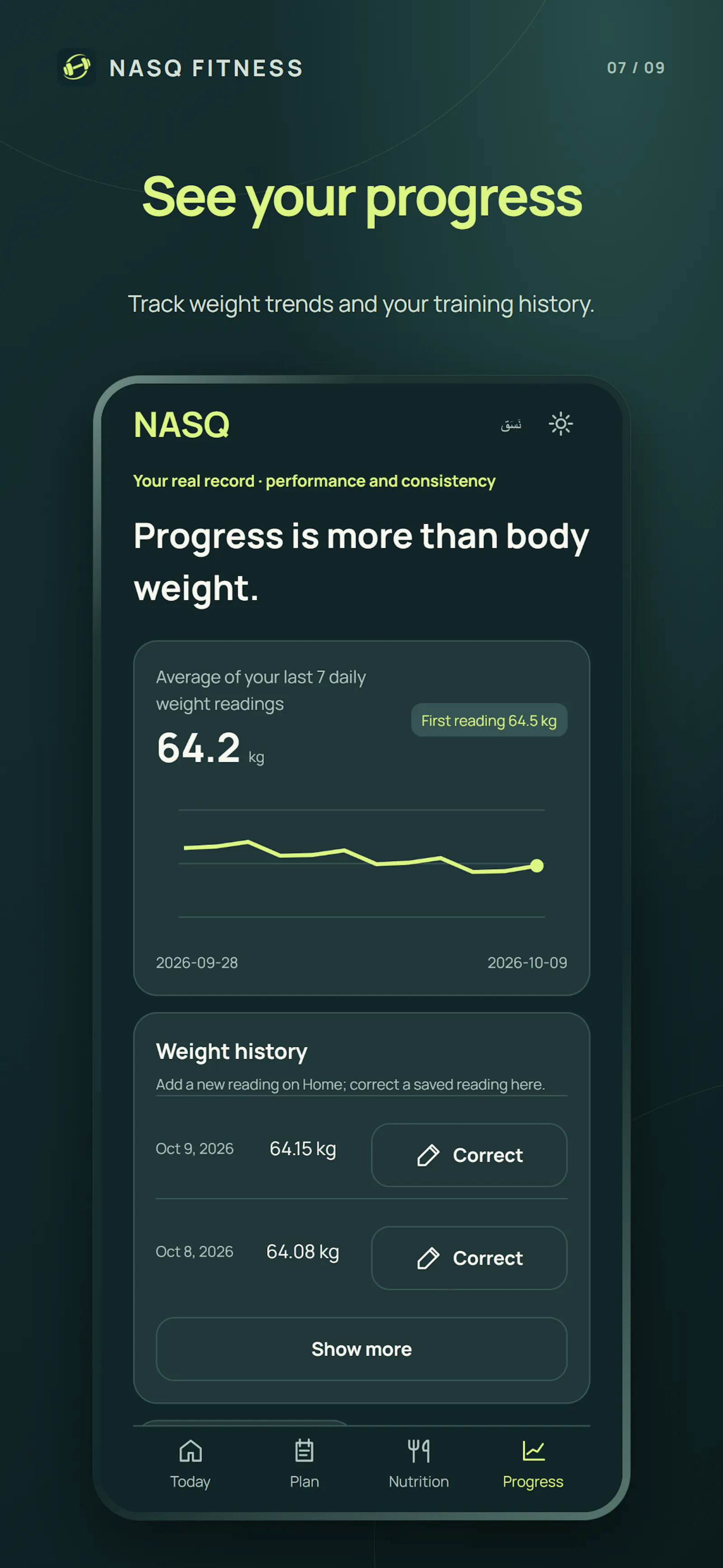 NASQ Fitness screenshot 1