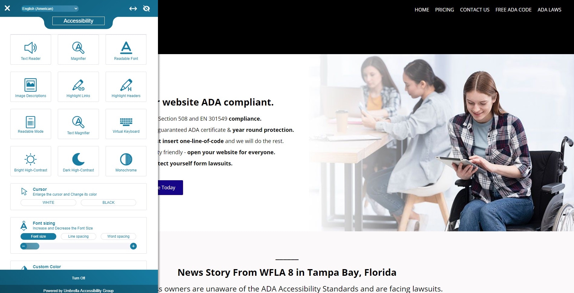 ADA Website Compliant Widget gallery image