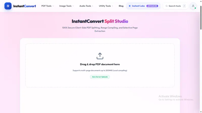 Split PDFs Pages screenshot 1