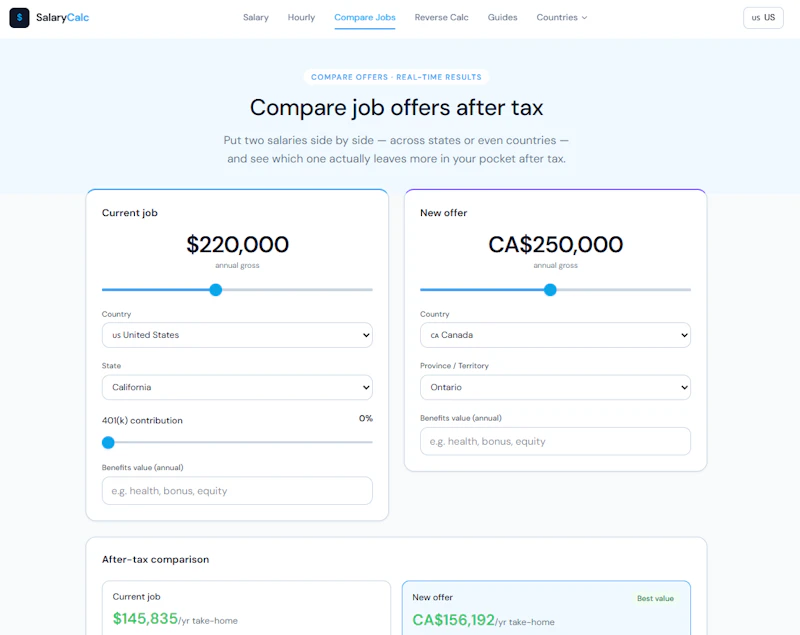 SalaryCalc screenshot 3