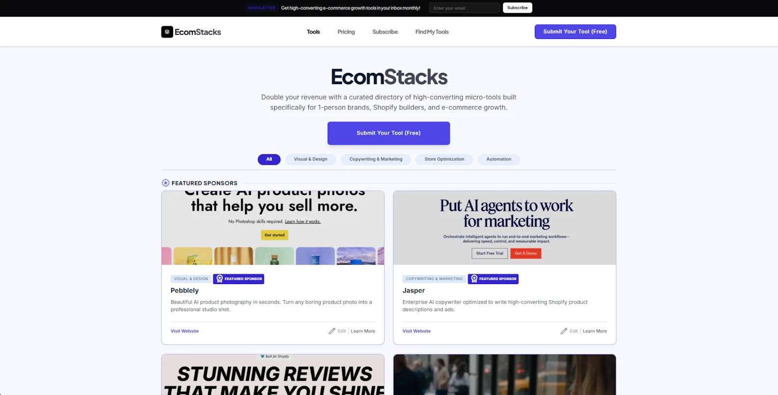 EcomStacks screenshot 1