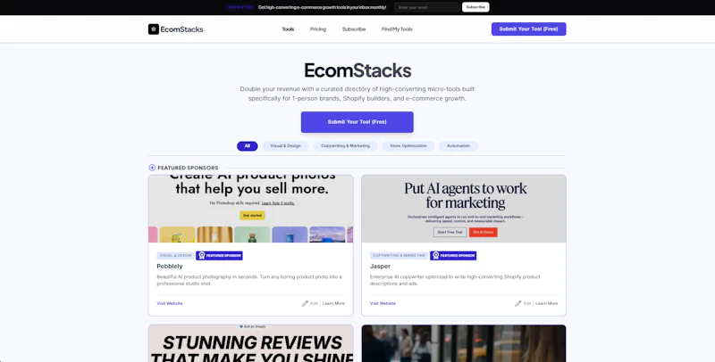 EcomStacks screenshot 1