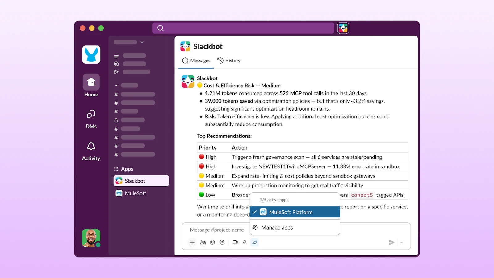 Slackbot’s MCP Client screenshot 2