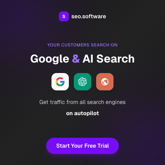 SEO Software - Main product screenshot demonstrating key features and user interface