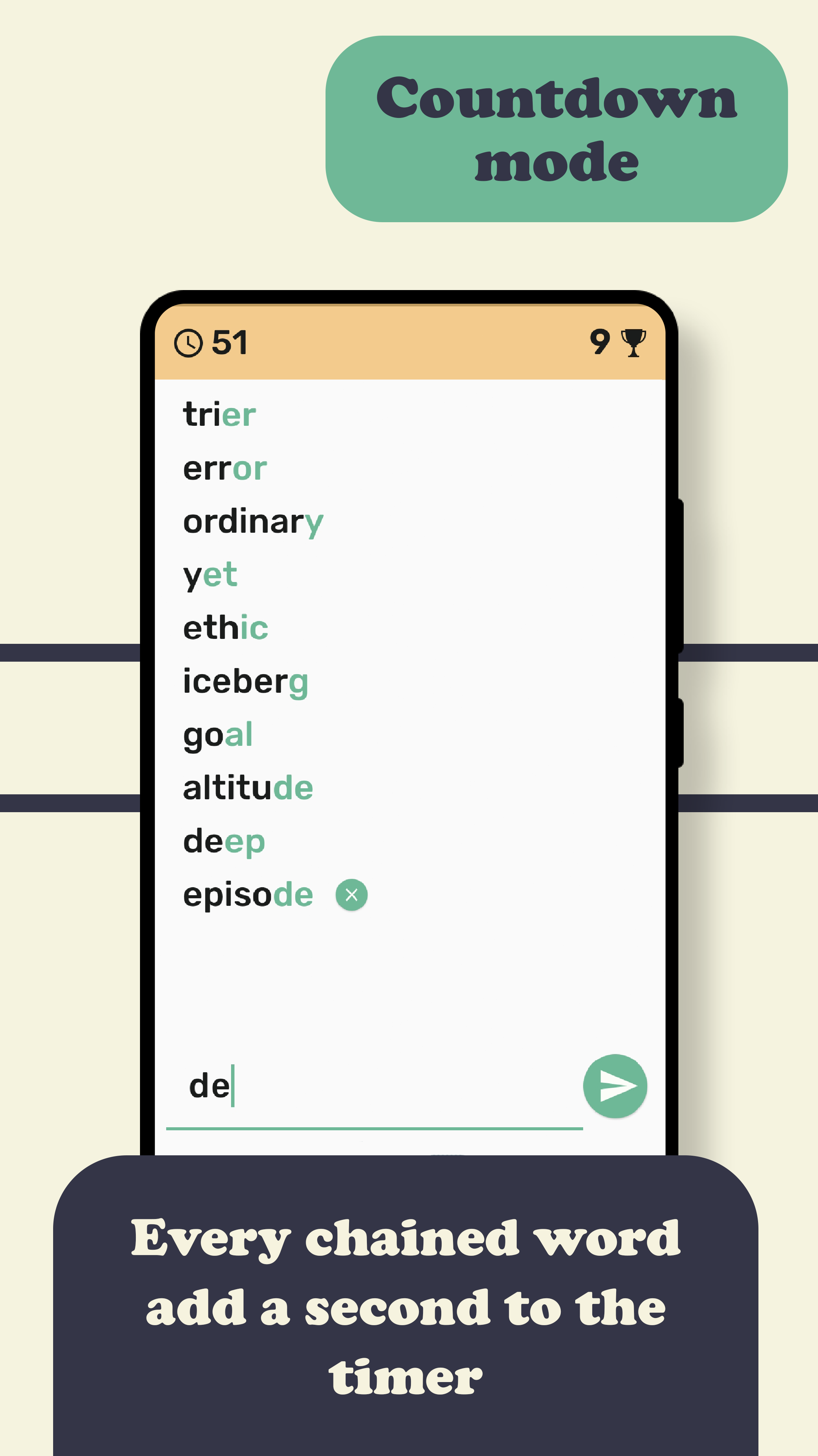 Wordchy - Un gioco di reazione a catena di parole media 3